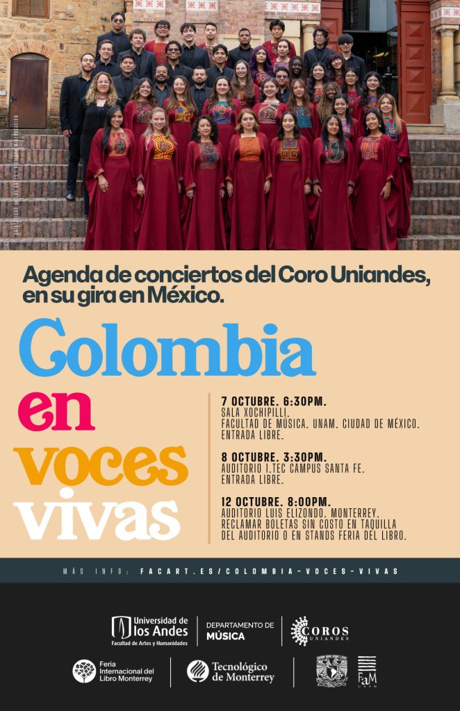 Conozca la agenda de los conciertos del Coro Uniandes en México