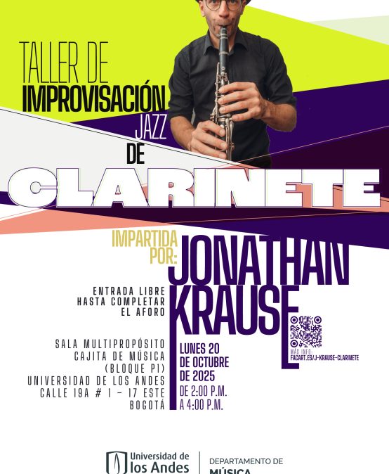 Taller de improvisación jazz de clarinete por Jonathan Krause