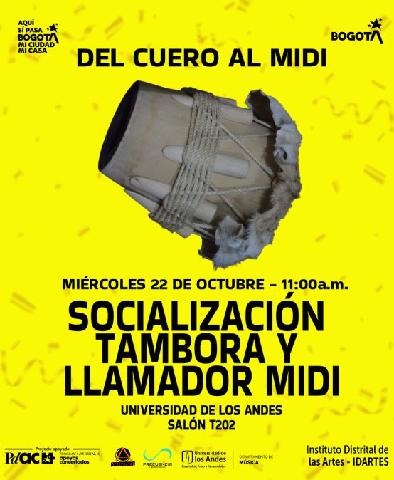 Del Cuero al MIDI: socialización tambora y llamadora MIDI