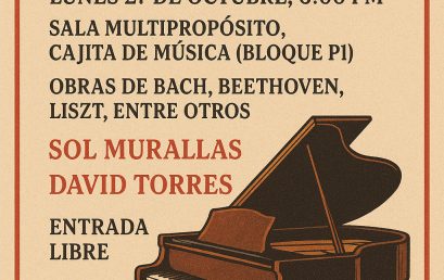 Concierto de piano de Sol Mullaras y David Torres