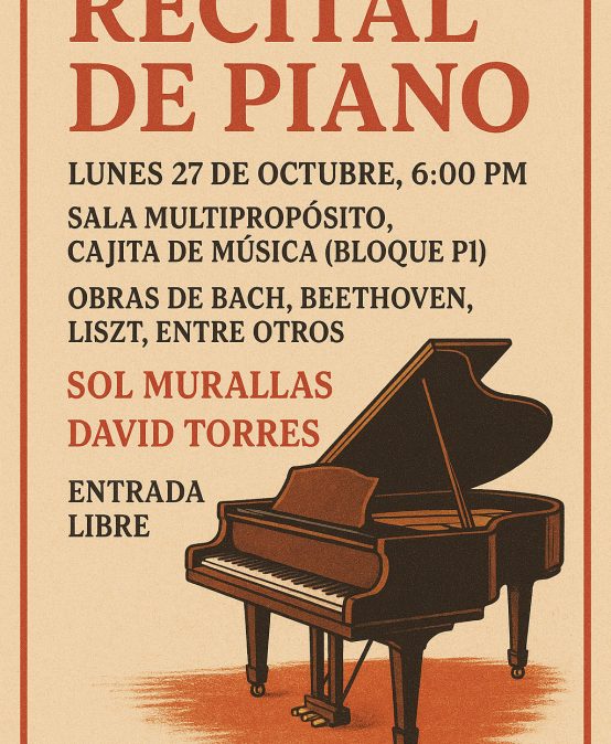 Concierto de piano de Sol Mullaras y David Torres