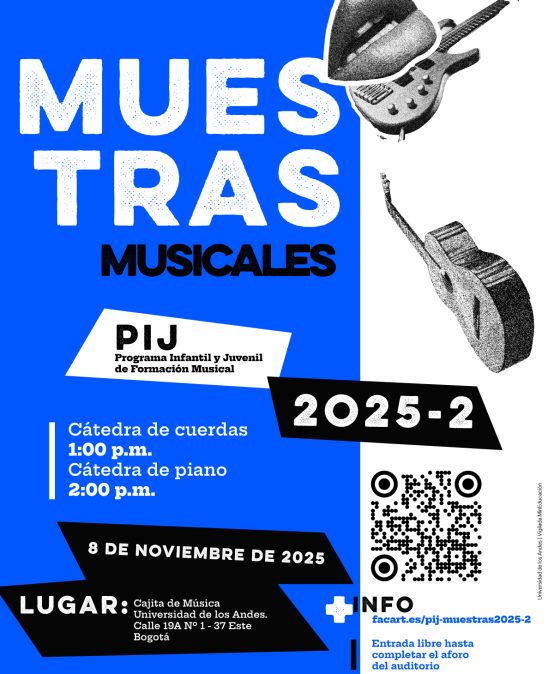 Muestras musicales del Programa Infantil y Juvenil: cátedra de piano y cuerdas en 2025-2
