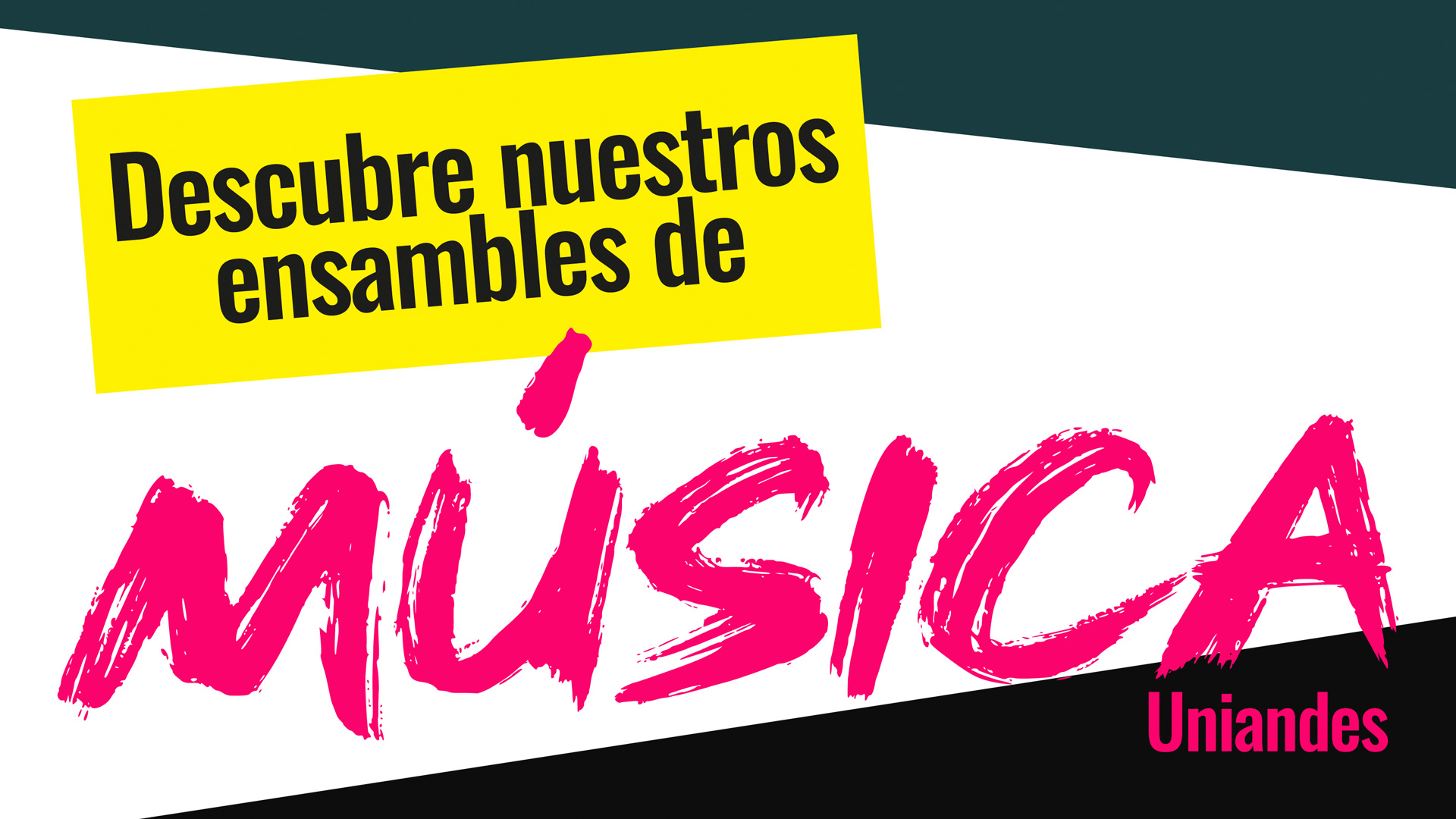 Ofertas de cursos: Ensambles del Departamento de Música en 2026-1