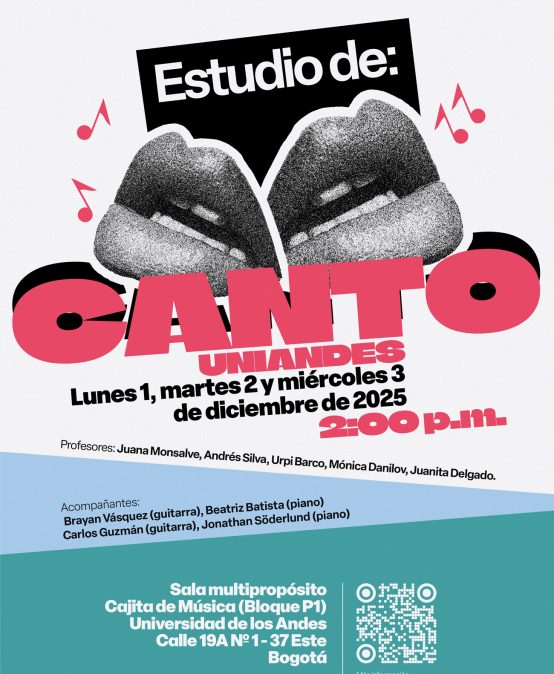 Recital del Estudio de Canto Uniandes en 2025-2